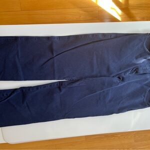 St. John Navy Blue Pullover with Yellow Brand Tag